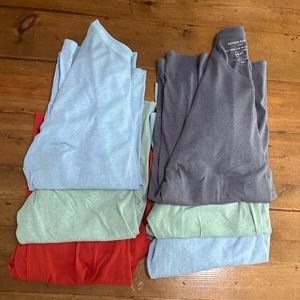 6 banana republic V neck T-shirts. Tall XXL